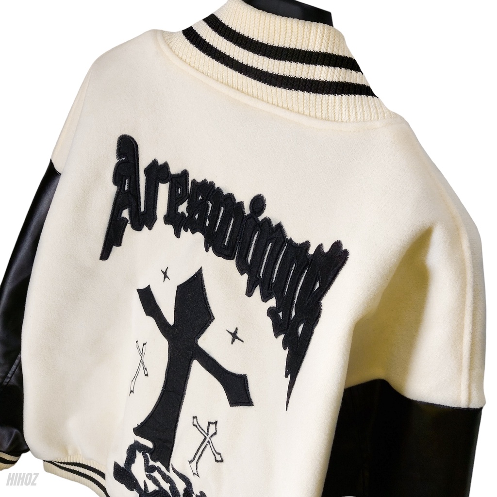 Áo Khoác Varsity HIHOZ The Cross Jacket unisex