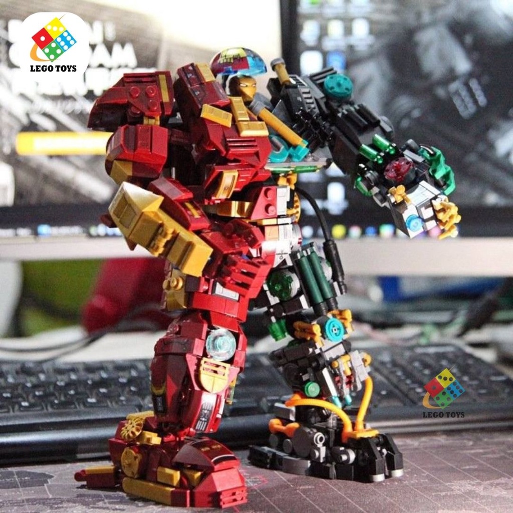 LEGO Người Sắt IRONMAN - Bộ Đồ Chơi Lắp Ráp Robot Marvel Avengers Iron Man - Phiên Bản Perspective Anti-Hulk Mecha
