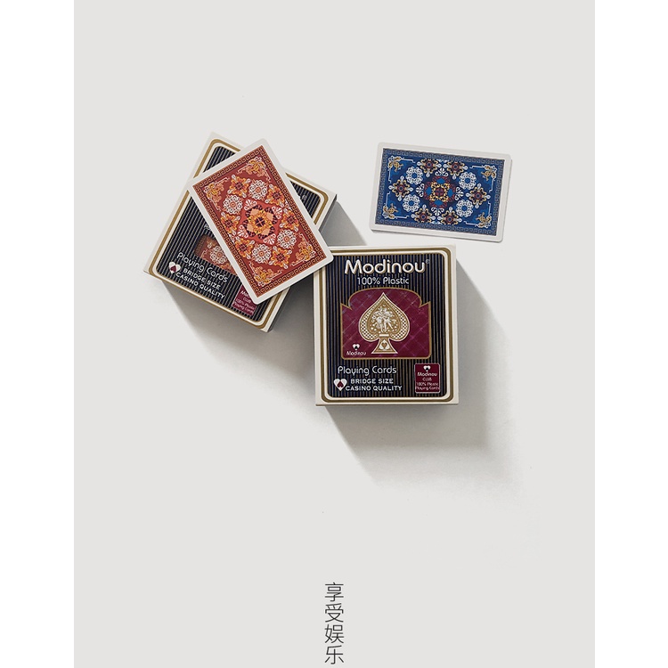 BN 54, Bộ bài tây nhựa tiến lên, phỏn Modinou bền đẹp cao cấp chống nước 100% nhựa