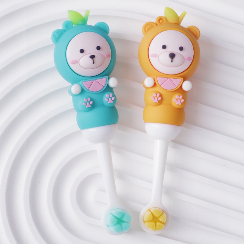 Bàn Chải Đánh Răng Siêu Mềm Hình Gấu Hoạt Hình Dễ Thương Cho Bé gingiva