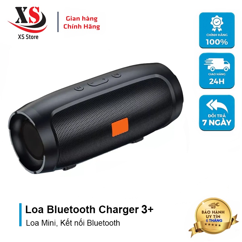 Loa Bluetooth Mini Charge 3+, Kết Nối Bluetooth, Khe Cắm Thẻ Nhớ - XS Store