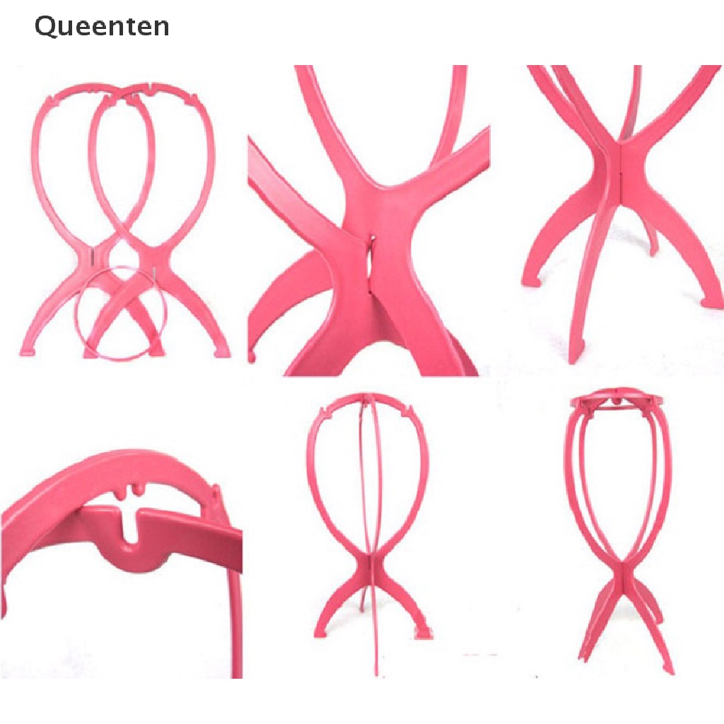 Queenten 1 Giá Đỡ Tóc Giả Có Thể Điều Chỉnh / Gập Lại Được Dùng Trưng Bày
