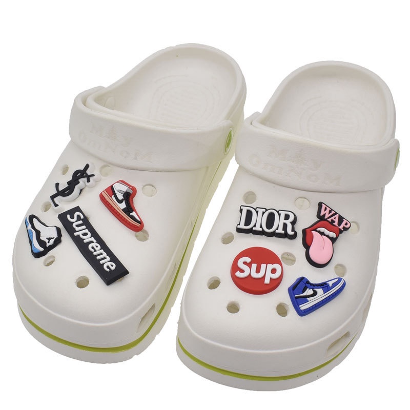 Thời trang Jibbitz Phụ kiện Sáng tạo "Supreme Series" Phim hoạt hình Khóa DIY Giày Charm