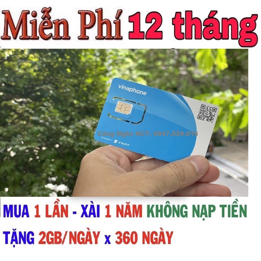 Sim Vina Fhappy khuyến mãi 2GB mỗi ngày + 1000 phút nội mạng