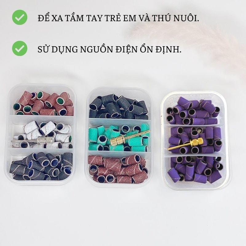 Đầu mài nhám mịn hộp 60 chiếc