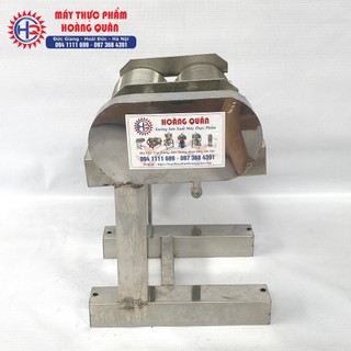 Máy thái bì heo, da heo QUAY TAY - LÔ INOX