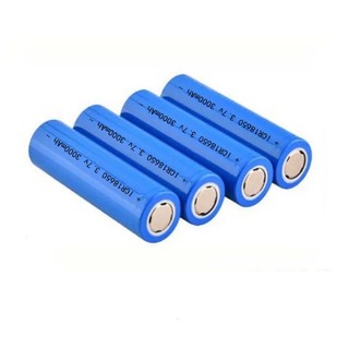 Pin sạc 18650 3.7v-4.2v 2800mah màu xanh dương