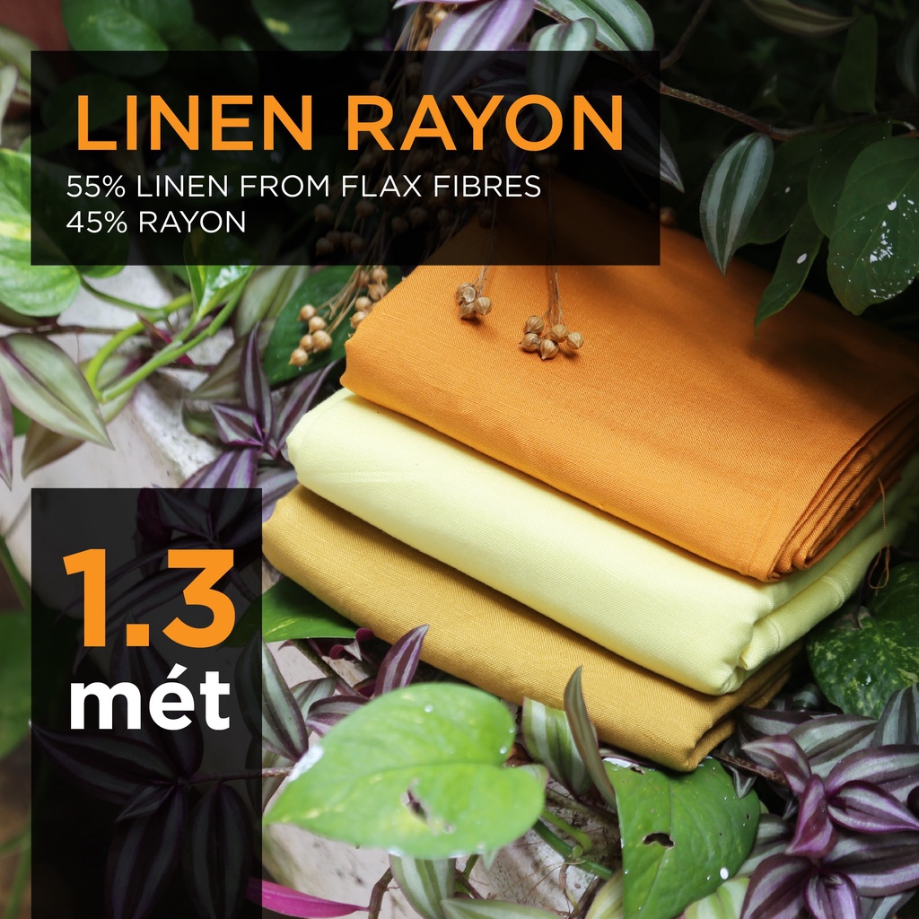 Linen Rayon - vải Lanh (linen) nhập khẩu cao cấp từ sợi cây