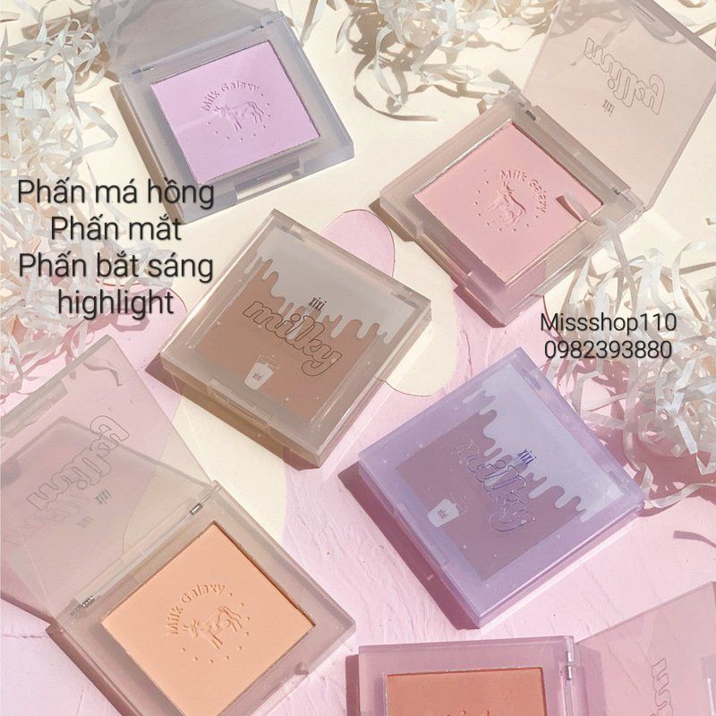 PHẤN MÁ HỒNG MILKY XIXI ĐỦ 15 MÀU