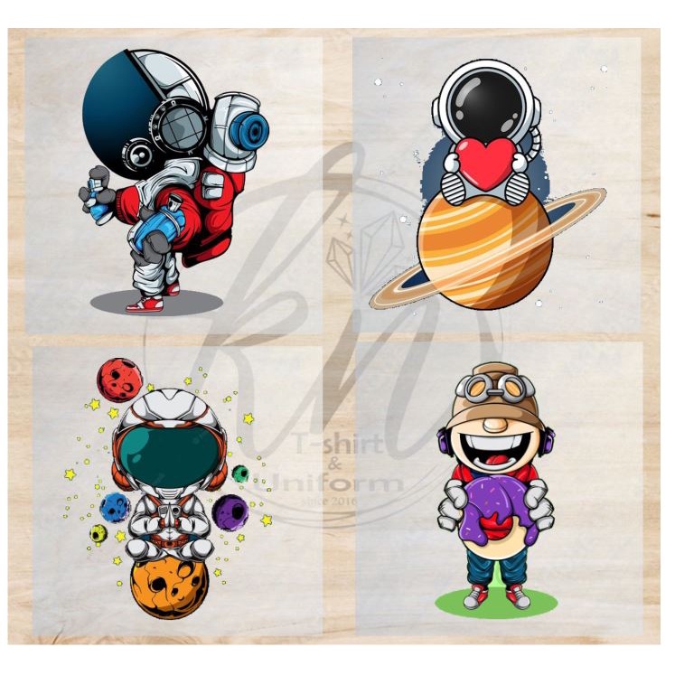 Sticker miếng dán quần áo bằng nhiệt, miếng dán quần áo rách, Stiker dán quần áo ủi, Sticker hành tinh ủi quần áo
