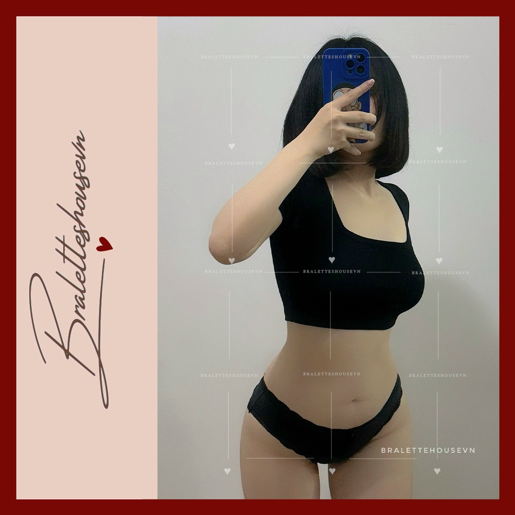 QUẦN LÓT TAM GIÁC NỮ CHẤT THUN LẠNH PHỐI REN FORM NHỎ PHONG CÁCH ĐÁNG YÊU DELPHIS PANTIES Q1510 Braletteshousevn