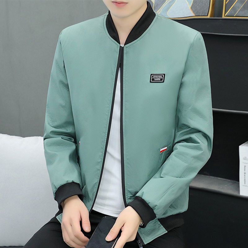 Áo Khoác Bóng Chày Mỏng Cổ Đứng Thời Trang Xuân Thu Cho Nam áo khoác áo khoác nam áo khoác dạ khoác jacket áo khoác gió nam áo khoác dù nam áo khoác dạ nam áo khoác thể thao áo khoác bóng chày áo khoác nỉ nam
