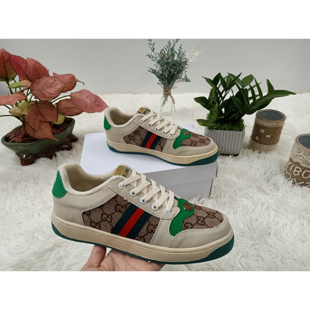 Giày gucci sơn tùng, Giày thể thao GC xanh đỏ dễ phối đồ nam nữ bản đẹp 2023 Full Box, Bill.