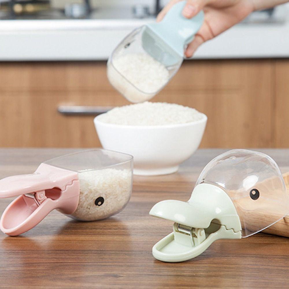 Muỗng Đo Lường Kiêm Tô Ăn Uống Bằng Nhựa Đa Năng Tiện Dụng Cho Thú Cưng