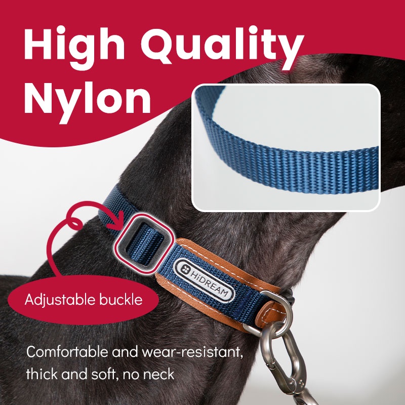 HamshMoc Vòng Cổ Mềm Mại Có Khóa An Toàn Tháo Gỡ Nhanh Cho Thú Cưng Cỡ Nhỏ / Vừa / Lớn