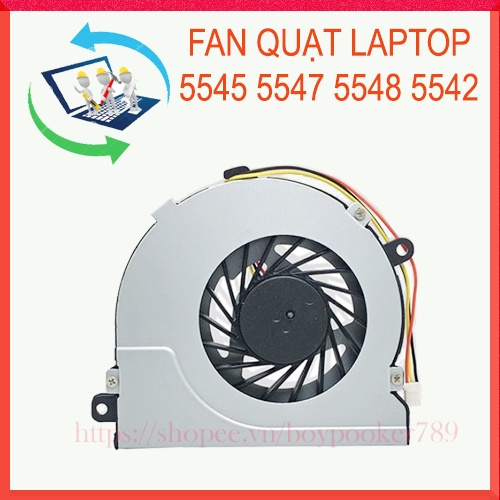 Fan Quạt CPU Laptop Dell inspiron 5547 5548 5545 5543 5447 5448 5542 5545
