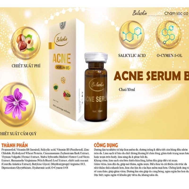 SRUM MỤN ,Mờ Thâm ,ngăn ngừa hình thành mụnTrắng da bls
