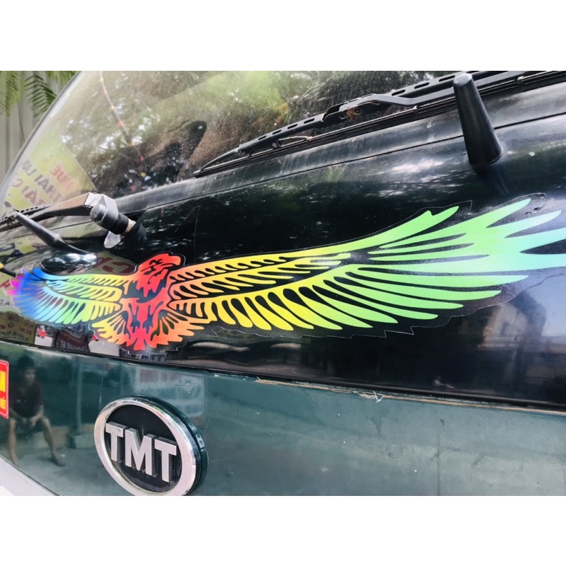 Tem Đại bàng dán xe tải các màu  95x15cm