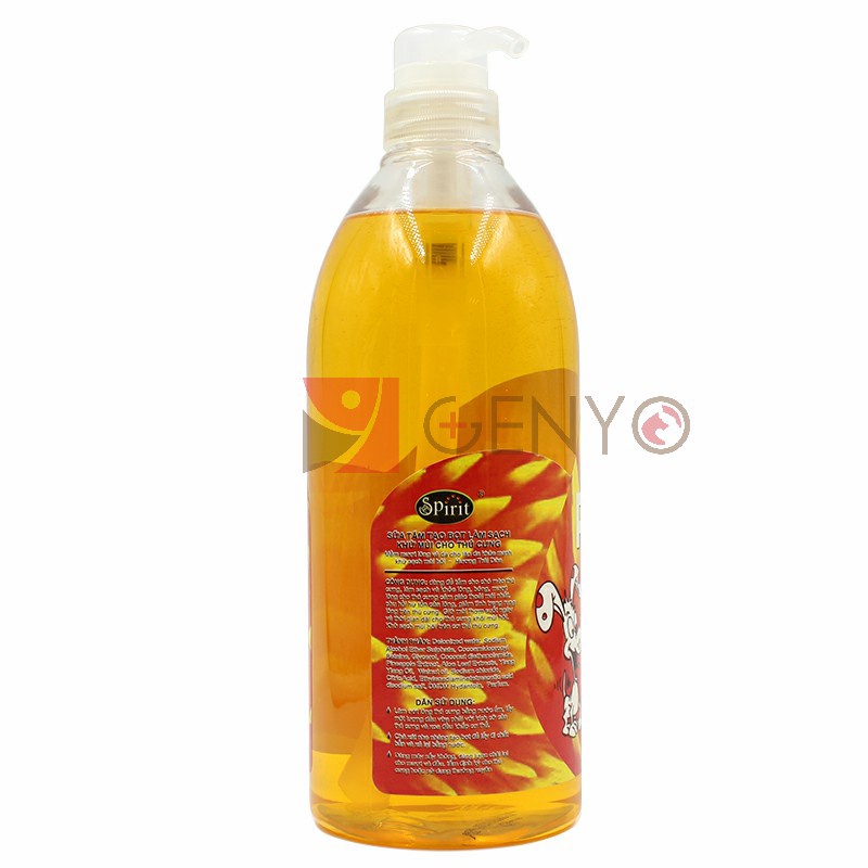 Sữa tắm nước hoa - Hương Dứa 800ml - Genyo thú cưng
