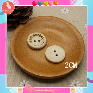 Cúc Gỗ Handmade - Túi 5 Cái