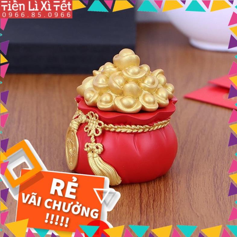 Hũ đựng gạo muối nước thần tài chum chiêu tài tộc may mắn trang trí ban thờ thần tài