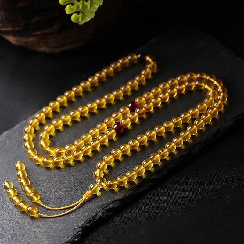 Vòng Tay Hạt Sáp Ong 108 Hạt Hổ Phách Vàng Hổ Phách Xanh Lam Hổ Phách / Hổ Phách Đa Vòng Làm Sạch 108 Hạt Sáp Ong Phong Cách Quà Tặng Cho Nam Và Nữ Cần Câu Cá 1.300 1.30 Độc Đáo Chất Lượng Cao