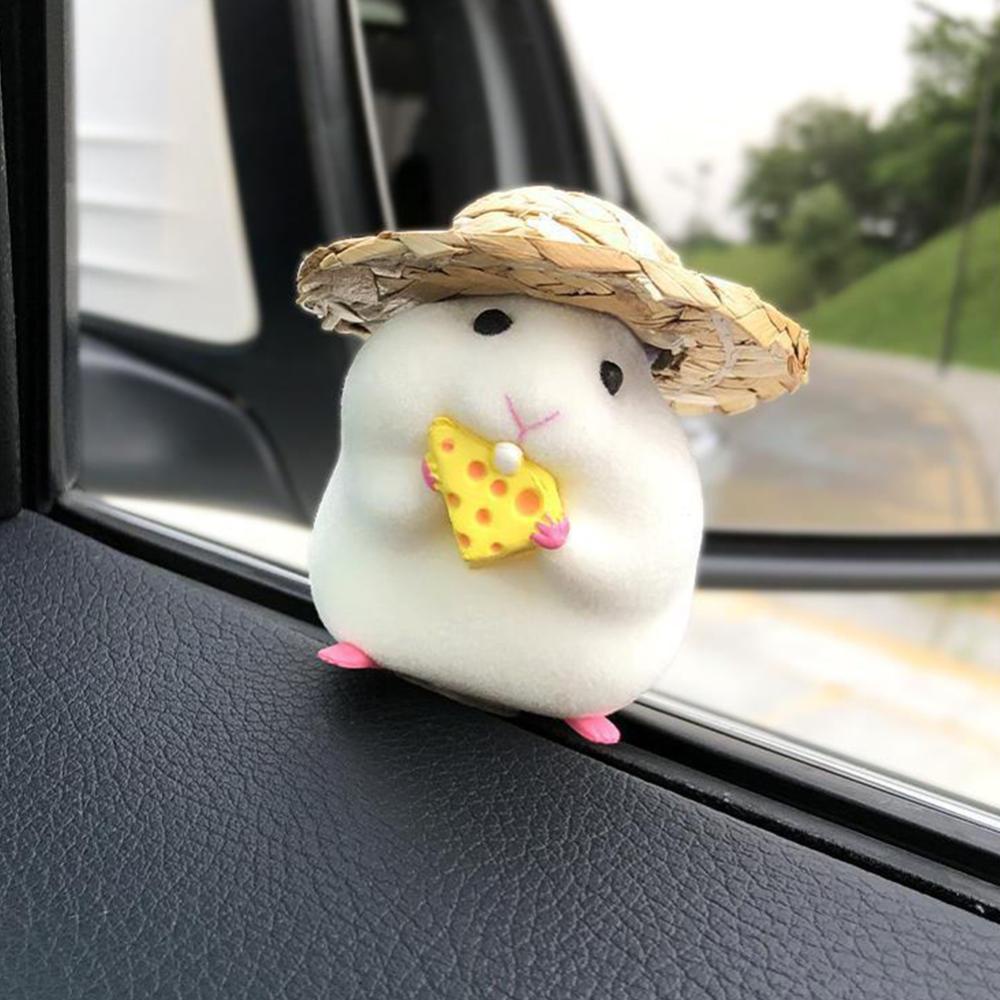 Hình Chuột Hamster Đáng Yêu Trang Trí Nội Thất Xe Hơi E3S6