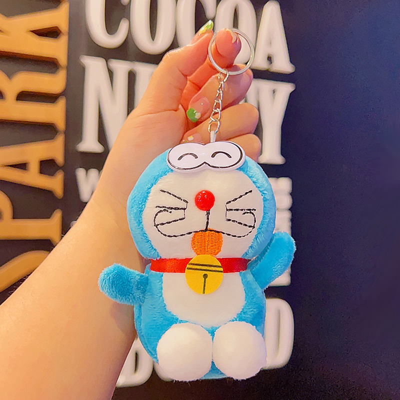 Móc Khóa Hình Doraemon Nhồi Bông Dễ Thương