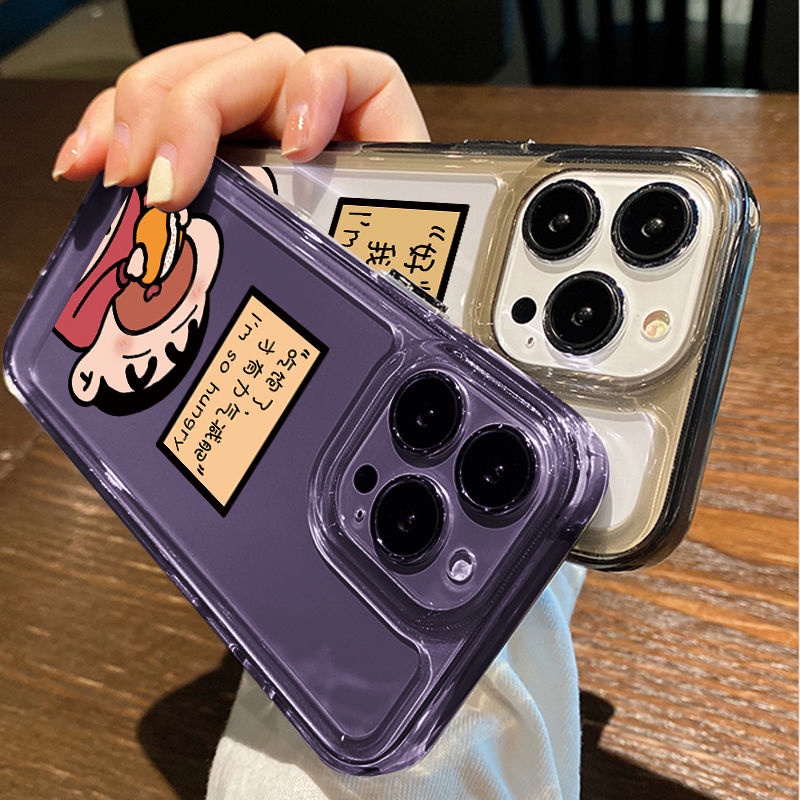 Ốp Điện Thoại Silicon TPU Mềm Trong Suốt Chống Sốc In Hình Cậu Bé Dễ Thương Cho IPhone 14 13 12 11 Pro XS Max X XR 7 8 6S Plus