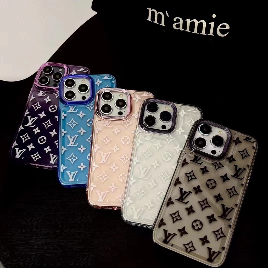 Ốp Điện Thoại Mềm Màu Trong Suốt Hình Bông Hoa Cho iPhone14 14promax 14pro iPhone13 13pro 13promax iPhone12 12promax 12opro