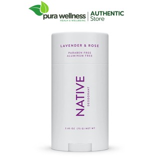 Native Deodorant Lavender & Rose- Lăn khử mùi hương lavender và hoa hồng 75g