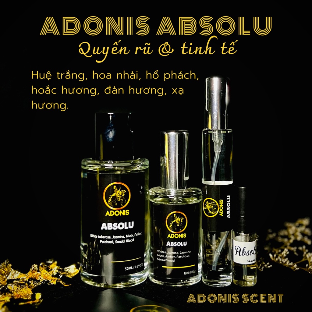 Nước hoa Adonis Absolu – Cô nàng quyến rũ bí ẩn
