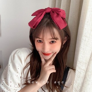 Kẹp tóc nơ lụa 14-16cm xinh xắn cho nữ, kẹp tóc nơ
