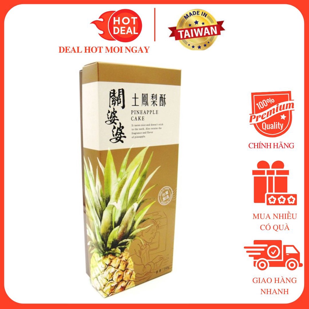 Bánh Dứa Truyền Thống Đài Loan Huangju 240G