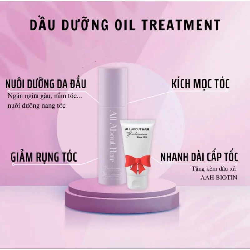 [Mẫu Mới] 𝐃𝐚̂̀𝐮 𝐮̉ 𝐎𝐢𝐥 𝐓𝐫𝐞𝐚𝐭𝐦𝐞𝐧𝐭 - 𝐆𝐢𝐚̉𝐦 𝐫𝐮̣𝐧𝐠, 𝐤𝐢́𝐜𝐡 𝐦𝐨̣𝐜, 𝐧𝐡𝐚𝐧𝐡 𝐝𝐚̀𝐢 𝐭𝐨́𝐜