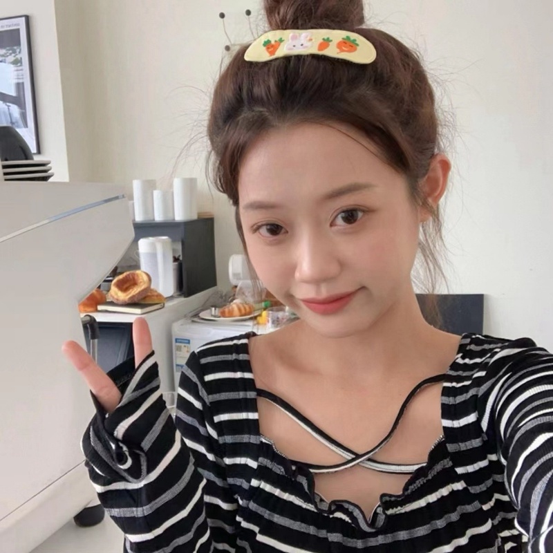 Kẹp Tóc Mái Bằng Băng Dính Không Đau Thời Trang Mùa Hè 2022 Dễ Thương Dành Cho Bé Gái