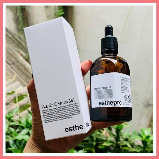 Serum dưỡng trắng chống lão hóa Vitamin C 561 Serum Esthemax / Esthepro 100ml - Mẫu mới vỏ hộp trắng