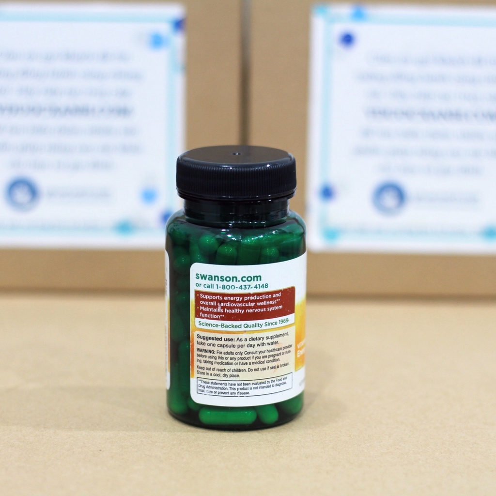 SWANSON VITAMIN B6, 100 viên, Hỗ trợ năng lượng, sức khỏe tim mạch