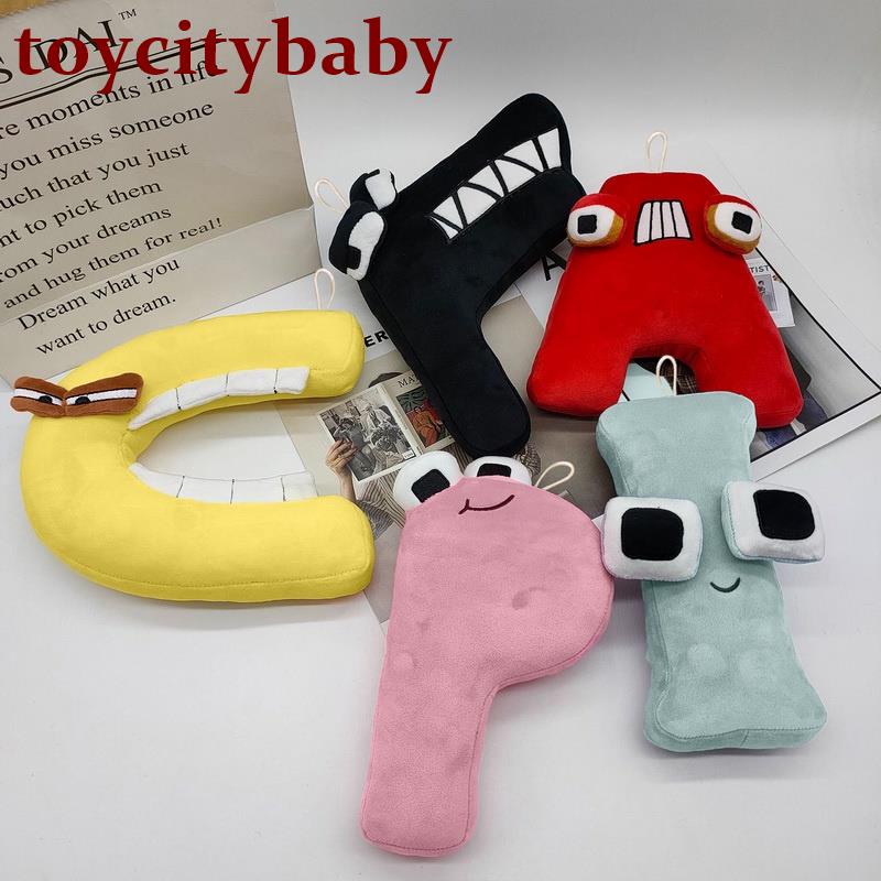 Thú Nhồi Bông Hình Chữ Cái Từ A Đến Z 20cm