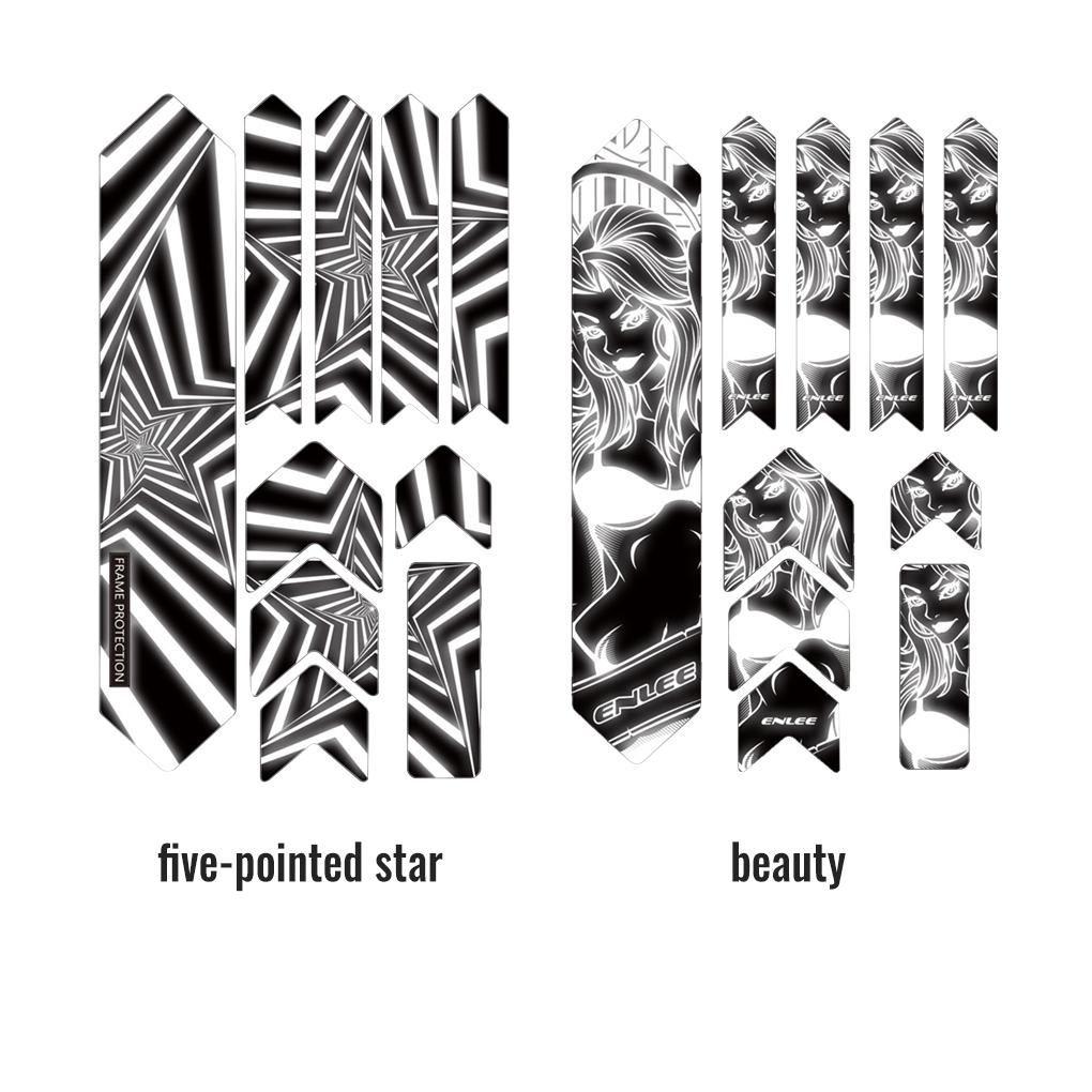 Miếng Dán Phản Quang 3D Chống Thấm Nước Có Thể Tái Sử Dụng Trang Trí Xe Đạp