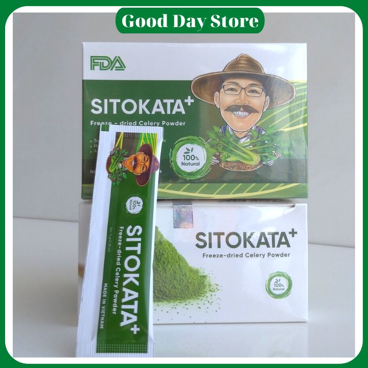 Bột cần tây Sitokata F99 hỗ trợ giảm cân,ổn định huyết áp,mát gan,thải độc cơ thể,tiêu hóa tốt