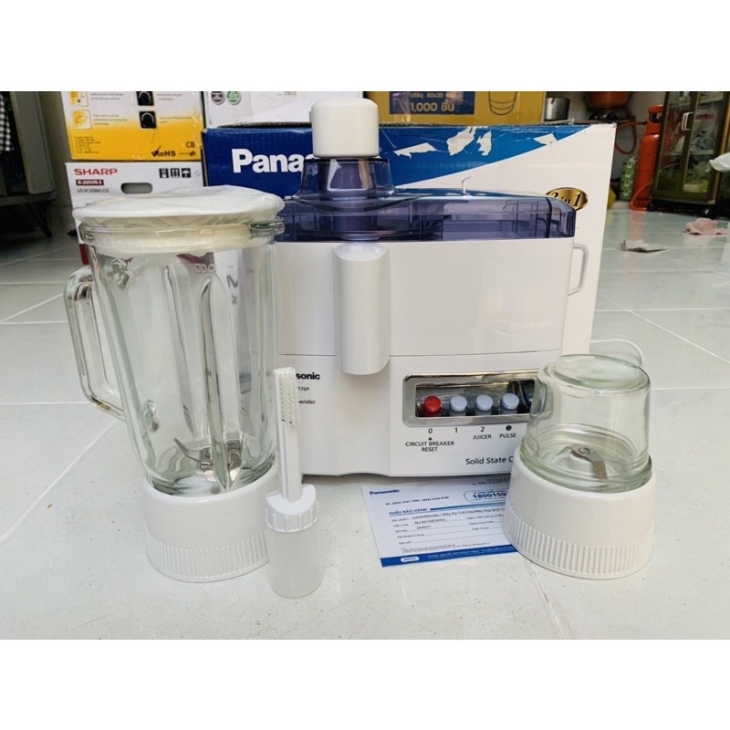 Cối thuỷ tinh 1 lít máy xay Panasonic MJ-M176P MJ-W176P MJ-DJ31 MX-M300SRA MX-M300 MJ176, DJ31, MX300