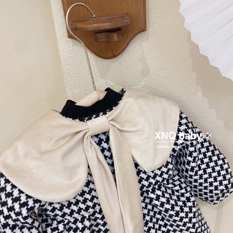 Áo Khoác Len Dày Mẫu Mới 2022 Qianniao Thời Trang Thu Đông Cho Bé Gái