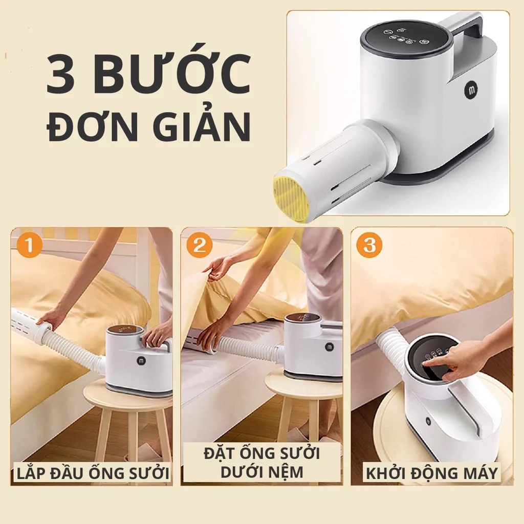 Máy Sấy UV diệt khuẩn Quần Áo, Giày, sưởi Chăn nệm mùa lạnh Mishio MK308 - Hàng Chính Hãng