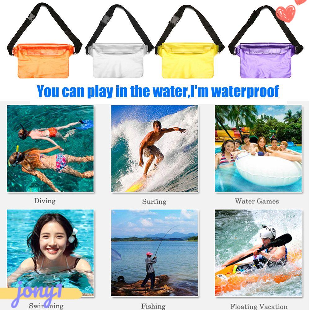 Túi Đựng Điện Thoại Đeo Hông Chống Thấm Nước Thiết Kế 3 Lớp Tiện Dụng Khi Đi Leo Núi / Lặn