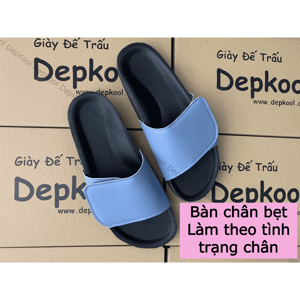 Dép 1 bản xanh môn - Bàn chân bẹt - Làm theo tình trạng chân