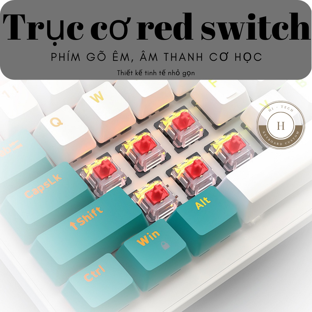 Bàn phím cơ Full size K3 red switch, Gaming 10 chế độ led - Bảo hành 1 năm