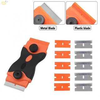 【VARSTR】Razor Scraper Blade 11x 11 pcs Double Edge Sticker Removal Tool Useful