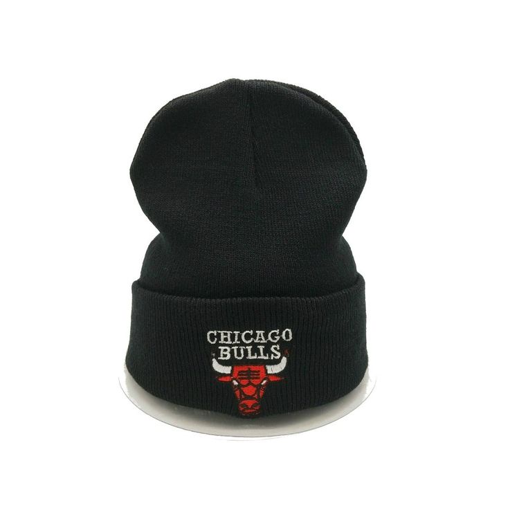 Chicago Bulls NBA Bóng Rổ Thêu Đan Mũ Beanie Mới