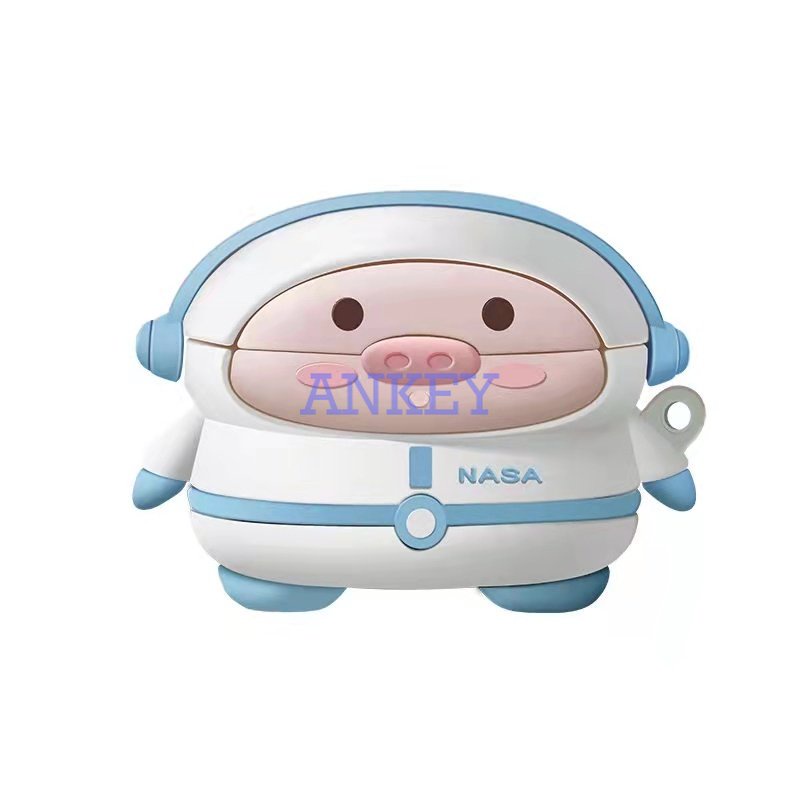 Cover For SoundPEATS Air 3 Pro Earphone Silicone Case Coal Black Earbuds Waterproof Shockproof Soft Protective Headphone Cover Headset Skin with Ring